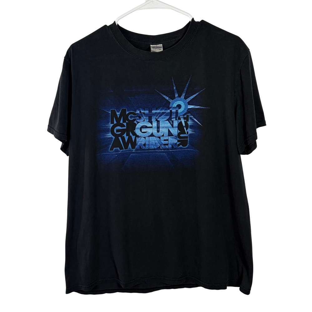 Tim McGraw Shotgun Rider Tour 2015 T-Shirt Mens Large Black Concert Graphic Tee
